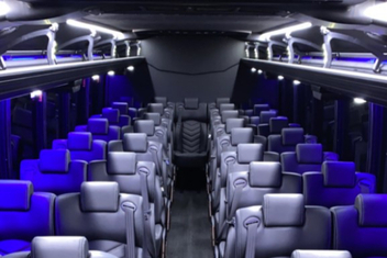 Baltimore Charter Bus Interior
