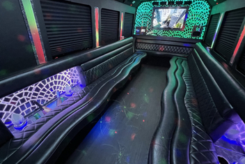 Baltimore Limo Bus Interior