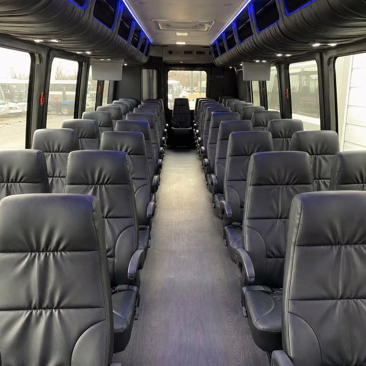 25 passenger minibus interior