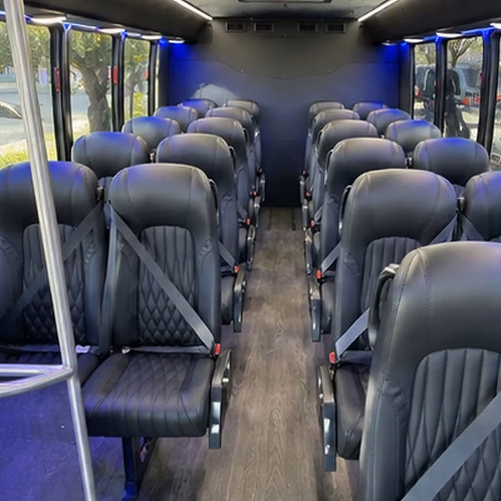 35 passenger minibus interior