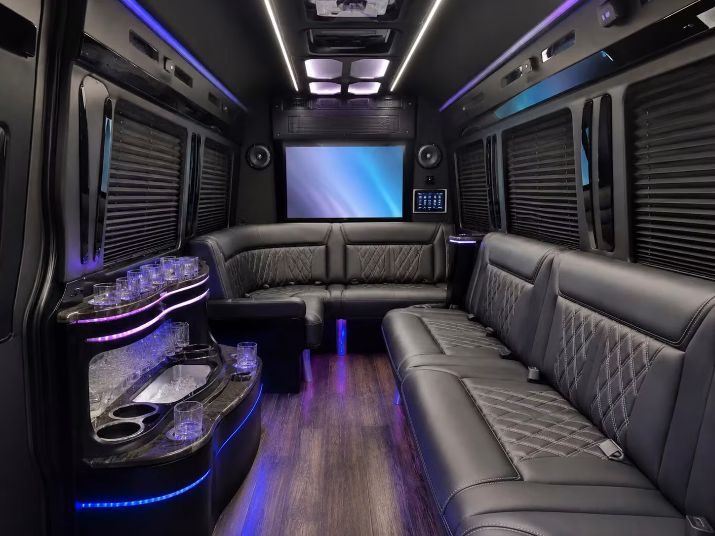 bus rental options for baltimore trips